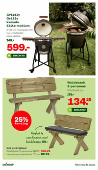 Weidebank 3-persoons aanbieding bij Welkoop – geldig van 16.03.2026 t/m 29.03.2026
