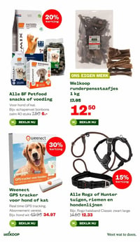 Weenect GPS tracker voor hond of kat aanbieding bij Welkoop – geldig van 16.03.2026 t/m 29.03.2026