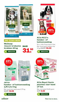 Welkoop (maxi) krokante brokken 15 kg aanbieding bij Welkoop – geldig van 16.03.2026 t/m 29.03.2026