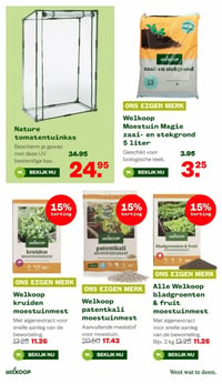 Nature tomatentuinkas aanbieding bij Welkoop – geldig van 16.03.2026 t/m 29.03.2026