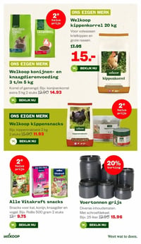Alle Vitakraft snacks aanbieding bij Welkoop – geldig van 16.03.2026 t/m 29.03.2026