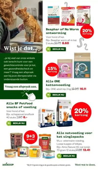Alle natvoeding voor kat singlepacks aanbieding bij Welkoop – geldig van 26.01.2026 t/m 01.02.2026