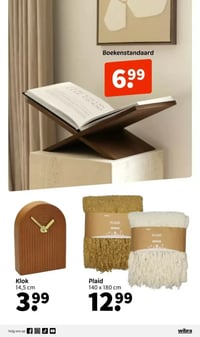 Klok aanbieding bij Wibra – geldig van 02.02.2026 t/m 15.02.2026