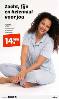 Pyjama aanbieding bij Wibra – geldig van 02.03.2026 t/m 15.03.2026