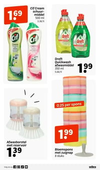 Dreft Quickwash afwasmiddel aanbieding bij Wibra – geldig van 16.03.2026 t/m 29.03.2026