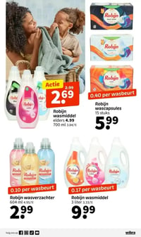 Robijn wasmiddel aanbieding bij Wibra – geldig van 16.03.2026 t/m 29.03.2026
