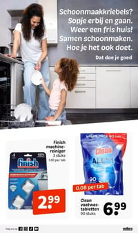 Finish machine-reiniger aanbieding bij Wibra – geldig van 16.03.2026 t/m 29.03.2026