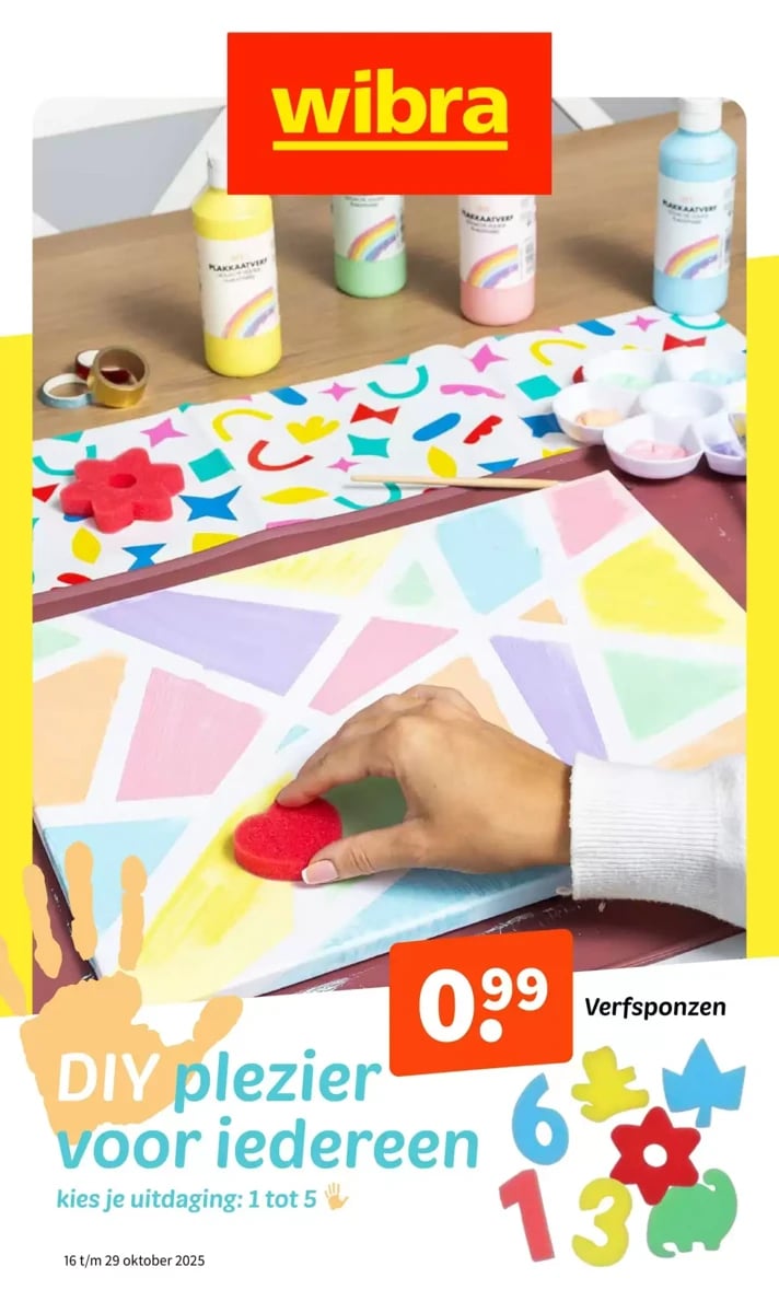 Wibra folder – pagina 1