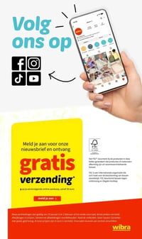 gratis verzending* aanbieding bij Wibra – geldig van 19.01.2026 t/m 01.02.2026