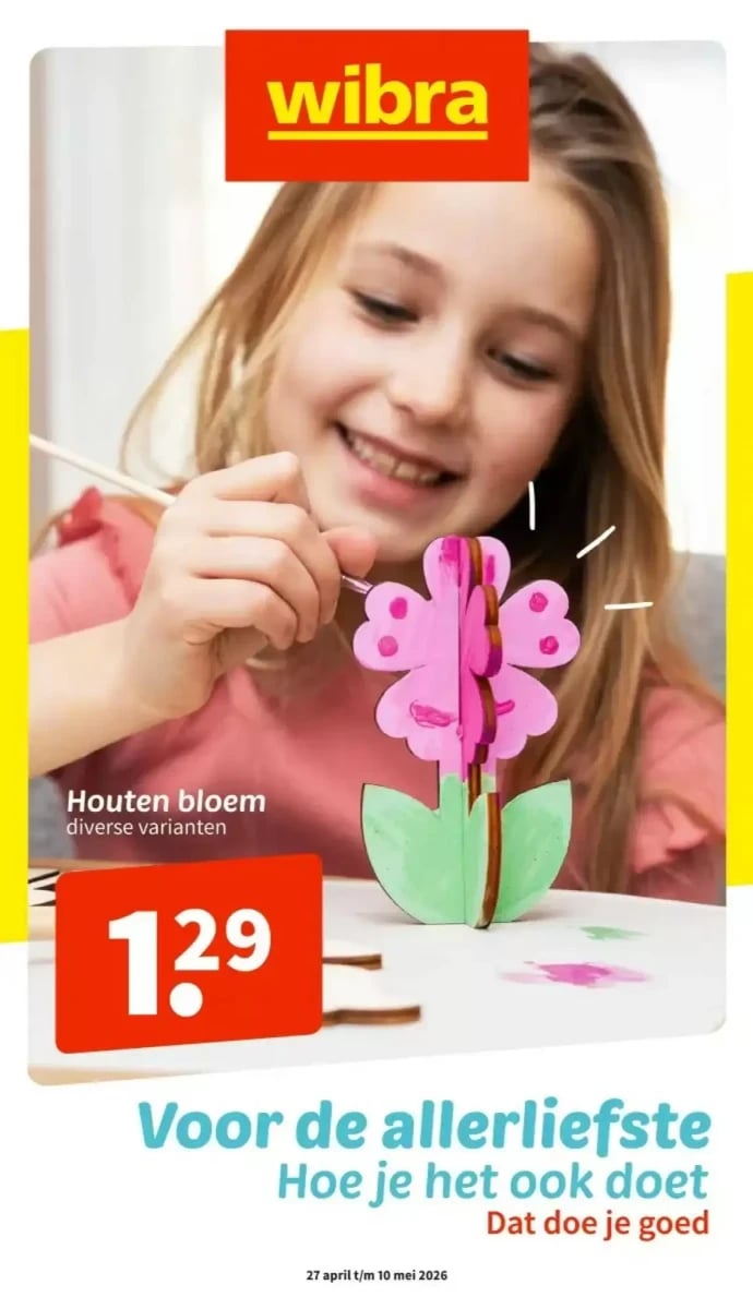 Wibra folder – pagina 1