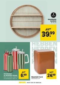 Drinkbeker of drinkfles streep aanbieding bij Xenos – geldig van 09.02.2026 t/m 22.02.2026