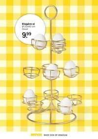 Etagère ei aanbieding bij Xenos – geldig van 22.02.2026 t/m 06.04.2026