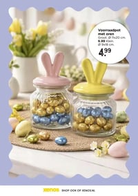 Voorraadpot met oren Groot aanbieding bij Xenos – geldig van 22.02.2026 t/m 06.04.2026