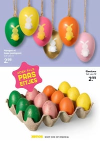 Hanger ei haas pompom aanbieding bij Xenos – geldig van 22.02.2026 t/m 06.04.2026