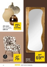 Fauteuil Japandi aanbieding bij Xenos – geldig van 26.01.2026 t/m 08.02.2026