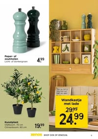 Wandkastje met lade aanbieding bij Xenos – geldig van 26.01.2026 t/m 08.02.2026