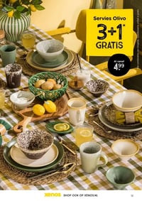 Servies Olivo aanbieding bij Xenos – geldig van 26.01.2026 t/m 08.02.2026