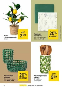Kunst citroenboompje aanbieding bij Xenos – geldig van 26.01.2026 t/m 08.02.2026