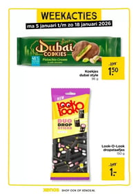 Koekjes dubai style aanbieding bij Xenox – geldig van 05.01.2026 t/m 18.01.2026