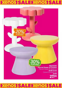 Bijzettafel Pop-art flower aanbieding bij Xenox – geldig van 11.01.2026 t/m 25.01.2026