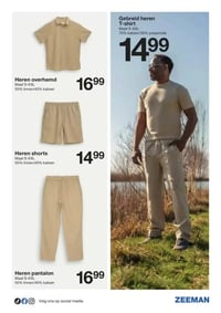 Heren overhemd aanbieding bij Zeeman – geldig van 04.04.2026 t/m 10.04.2026