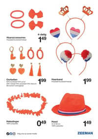 Haaraccessoires aanbieding bij Zeeman – geldig van 04.04.2026 t/m 10.04.2026