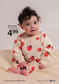 Baby sweater aanbieding bij Zeeman – geldig van 04.04.2026 t/m 10.04.2026
