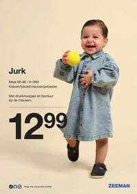 Jurk aanbieding bij Zeeman – geldig van 07.02.2026 t/m 13.02.2026