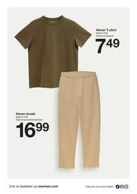 Heren broek aanbieding bij Zeeman – geldig van 07.02.2026 t/m 13.02.2026