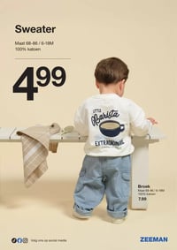 Sweater aanbieding bij Zeeman – geldig van 07.02.2026 t/m 13.02.2026
