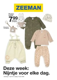 Pluchen knuffel aanbieding bij Zeeman – geldig van 11.04.2026 t/m 17.04.2026