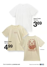 Heren T-shirt aanbieding bij Zeeman – geldig van 11.04.2026 t/m 17.04.2026