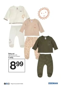 Baby set aanbieding bij Zeeman – geldig van 11.04.2026 t/m 17.04.2026