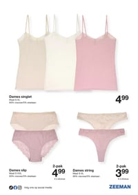 Dames singlet aanbieding bij Zeeman – geldig van 14.02.2026 t/m 20.02.2026