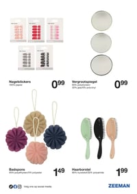 Haarborstel aanbieding bij Zeeman – geldig van 14.02.2026 t/m 20.02.2026