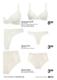 Dames string aanbieding bij Zeeman – geldig van 14.02.2026 t/m 20.02.2026