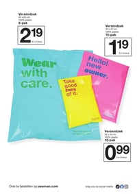 Verzendzak 50 x 60 cm aanbieding bij Zeeman – geldig van 14.02.2026 t/m 20.02.2026
