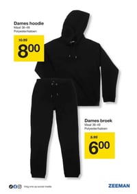 Dames hoodie aanbieding bij Zeeman – geldig van 14.03.2026 t/m 20.03.2026