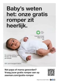 Overslag romper Maat 44-62 Wit aanbieding bij Zeeman – geldig van 14.03.2026 t/m 20.03.2026