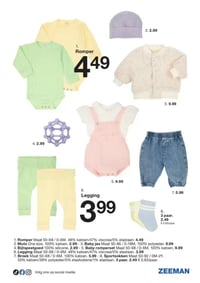Baby romperset aanbieding bij Zeeman – geldig van 14.03.2026 t/m 20.03.2026