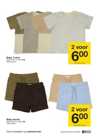 Baby T-shirt aanbieding bij Zeeman – geldig van 18.04.2026 t/m 01.05.2026