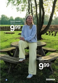 Dames sweater aanbieding bij Zeeman – geldig van 18.04.2026 t/m 01.05.2026