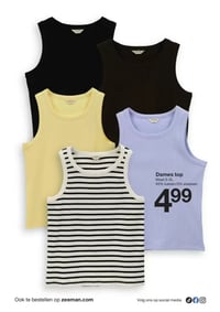 Dames top aanbieding bij Zeeman – geldig van 18.04.2026 t/m 01.05.2026