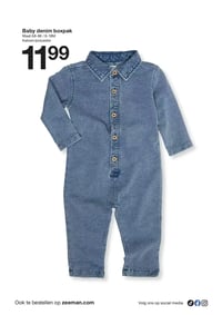 Baby denim boxpak aanbieding bij Zeeman – geldig van 21.02.2026 t/m 27.02.2026
