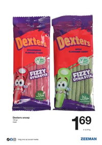 Dexters snoep aanbieding bij Zeeman – geldig van 21.02.2026 t/m 27.02.2026