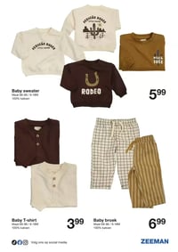 Baby broek aanbieding bij Zeeman – geldig van 21.02.2026 t/m 27.02.2026