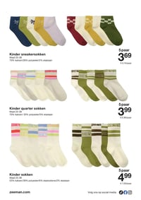 Kinder quarter sokken aanbieding bij Zeeman – geldig van 21.03.2026 t/m 03.04.2026