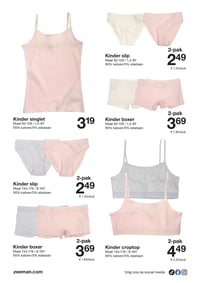 Kinder croptop aanbieding bij Zeeman – geldig van 21.03.2026 t/m 03.04.2026