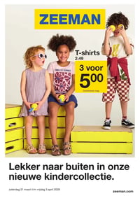 T-shirts aanbieding bij Zeeman – geldig van 21.03.2026 t/m 03.04.2026