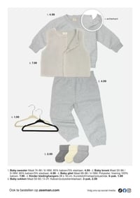 Baby sweater aanbieding bij Zeeman – geldig van 27.12.2025 t/m 09.01.2026